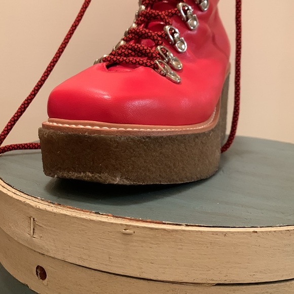 Free People + Jeffrey Campbell Hiker Platform Boots - Picture 8 of 9